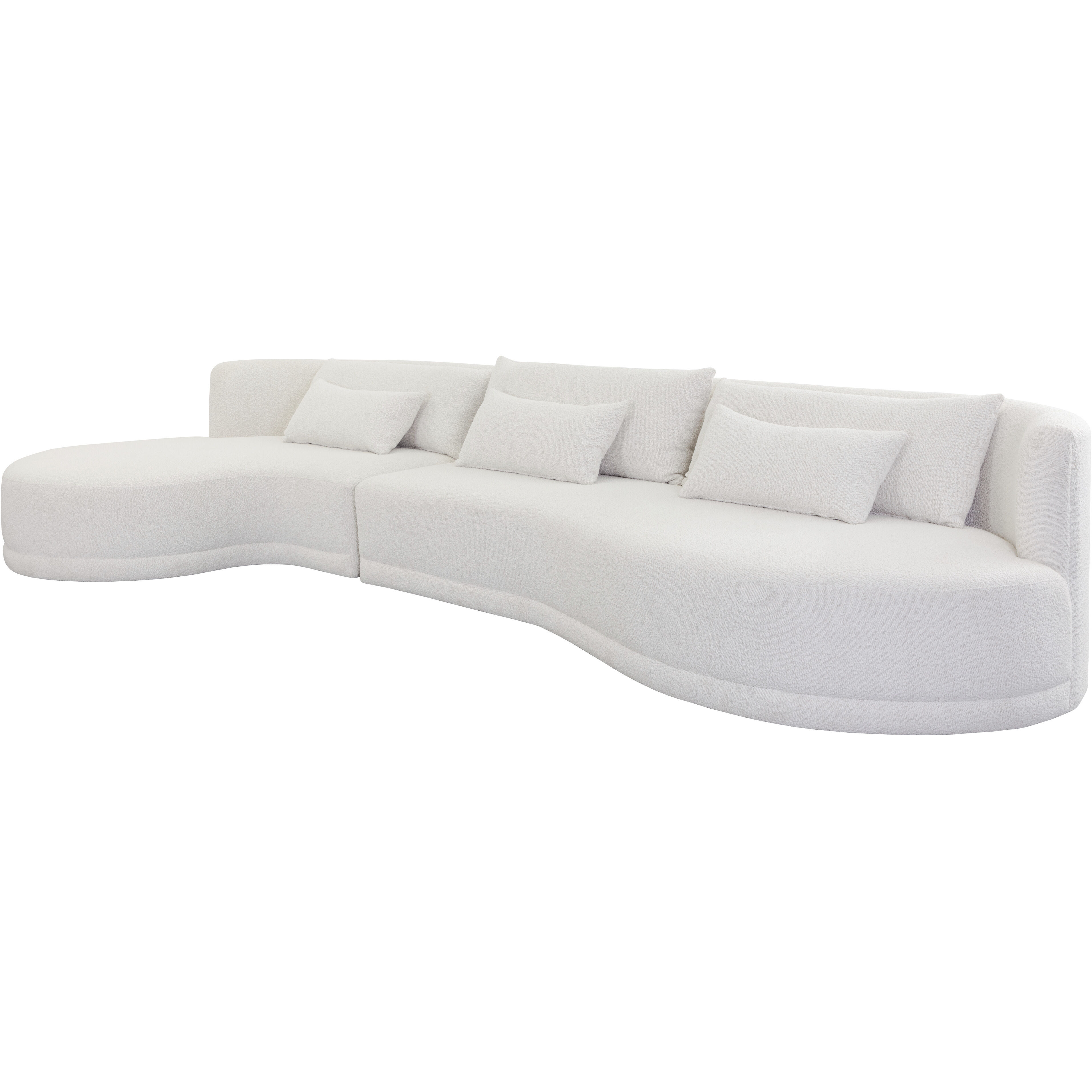 Laken Copenhagen White Sofa Chaise, LAF